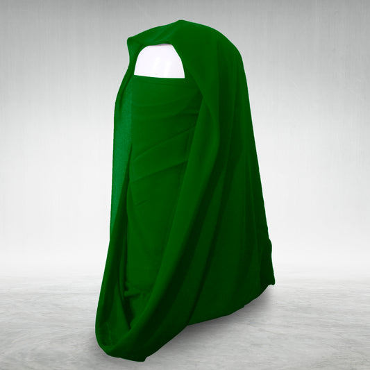 Instant Hijab With Niqab – COMMANDO GREEN