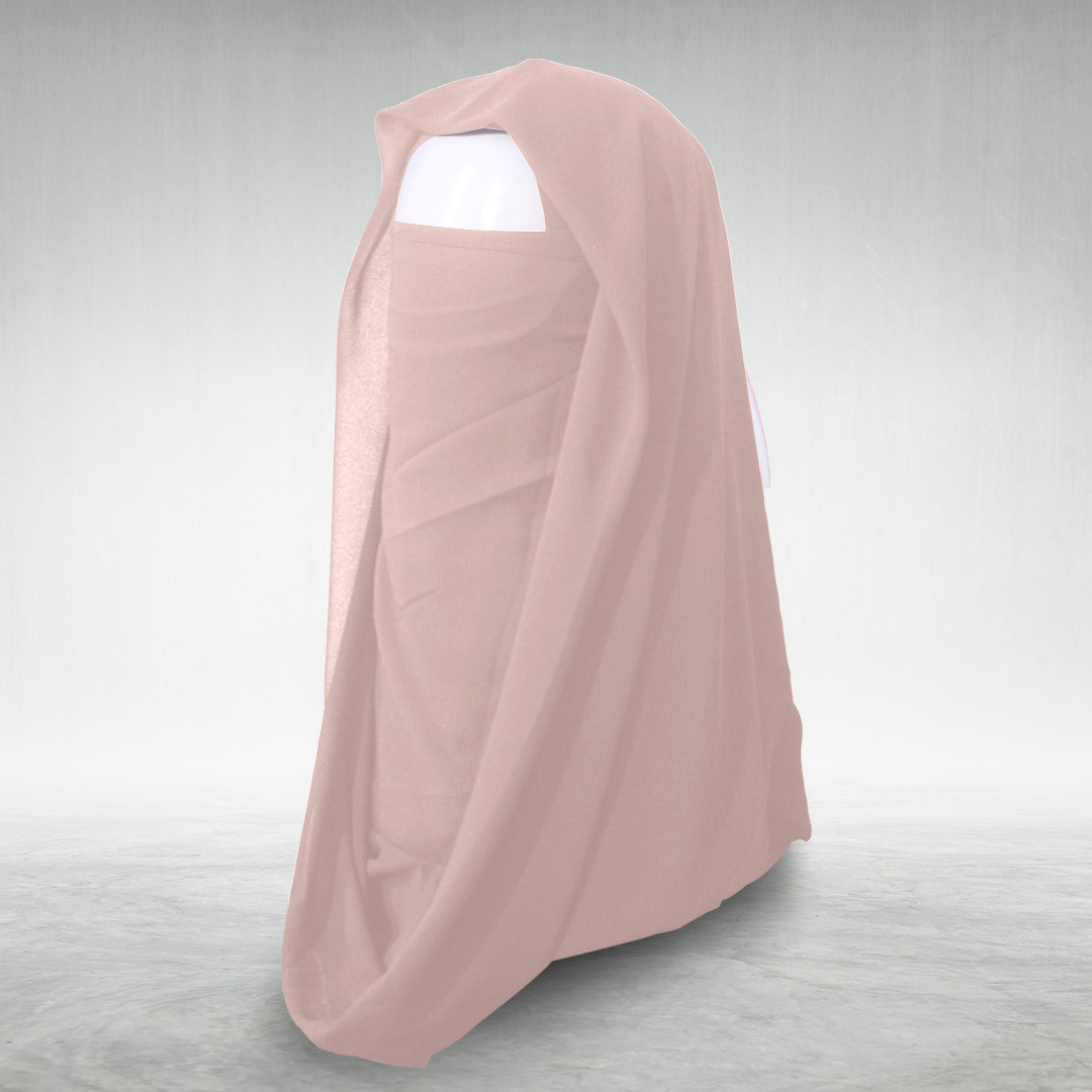 Instant Hijab With Niqab – COFFEE