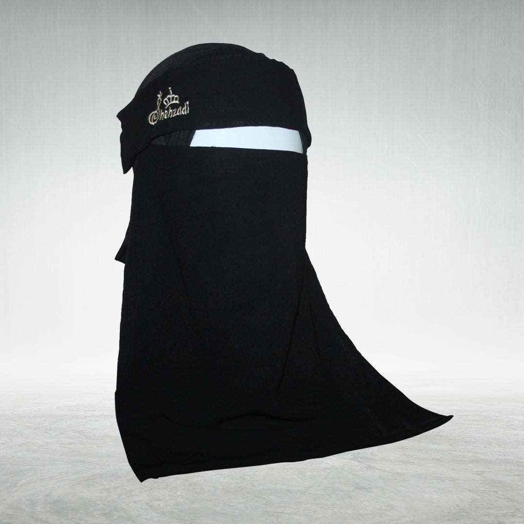 3D Emboss Saudi Niqab Shehzadi